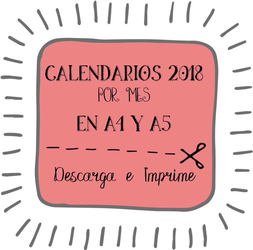 Pdf, Calendarios,2018, Imprimibles, Meses, Descargar, - Calendario 2018 Mensual Para Imprimir Gratis (873x874), Png Download