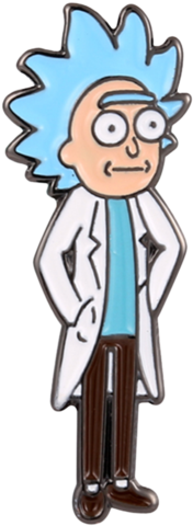 Tiny Rick Pin - Tiny Rick (600x600), Png Download