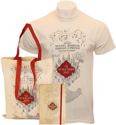 Harry Potter Marauders Map (422x480), Png Download