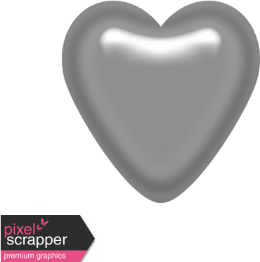 Brad 025b Template - Heart (456x456), Png Download