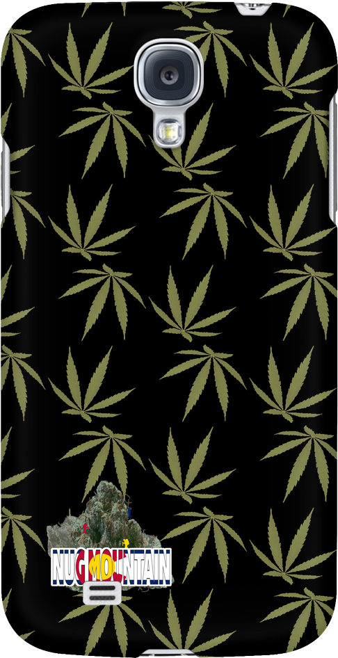 Weed Leaf Pattern Phone Case - Mobile Phone (1024x1024), Png Download