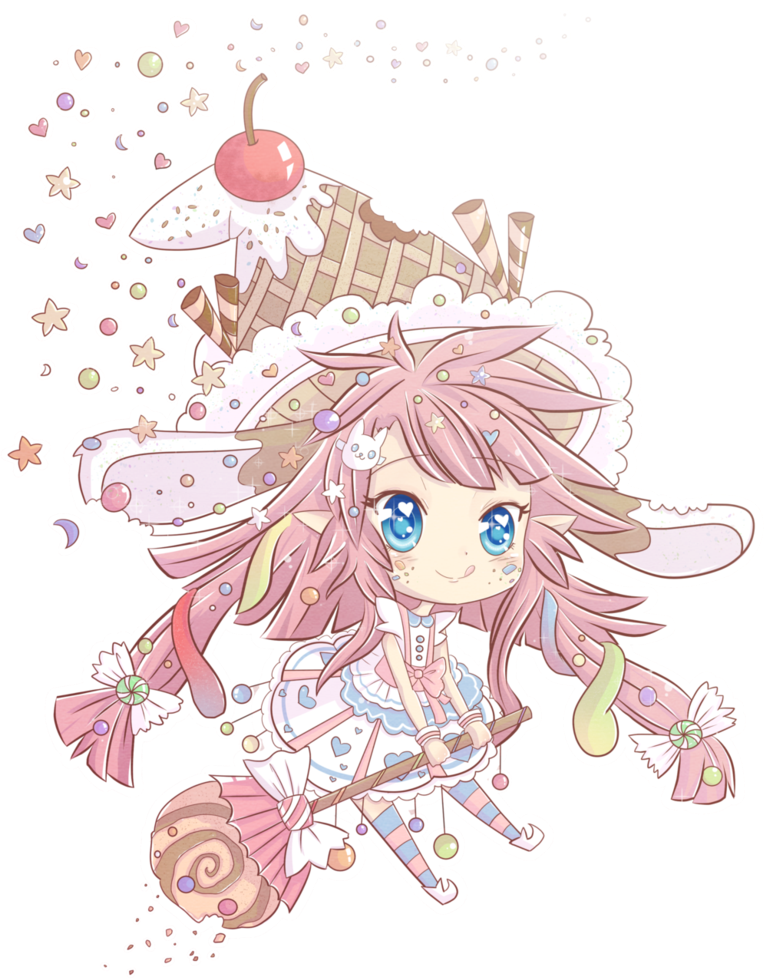Freetoedit Anime Candy Kawaii Rabbit Freetoedit Anime - User (764x978), Png Download