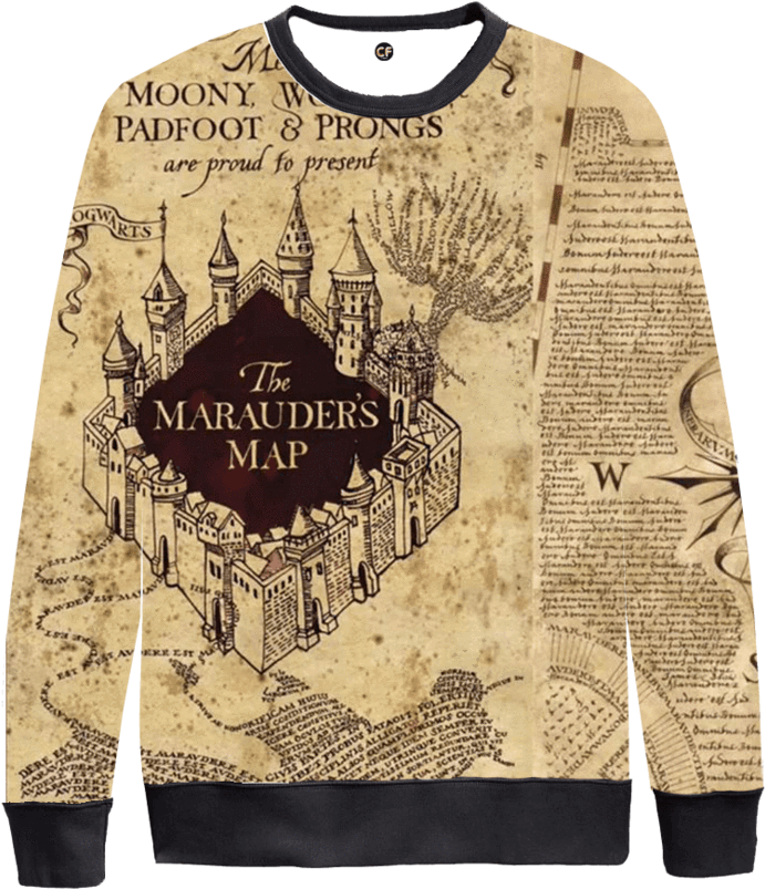 Marauders Map (1200x1200), Png Download