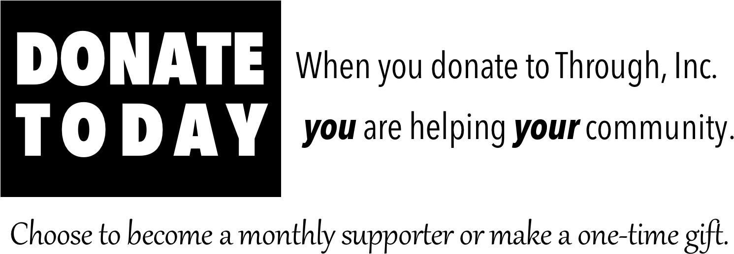 Through Banner - Donation (1500x593), Png Download