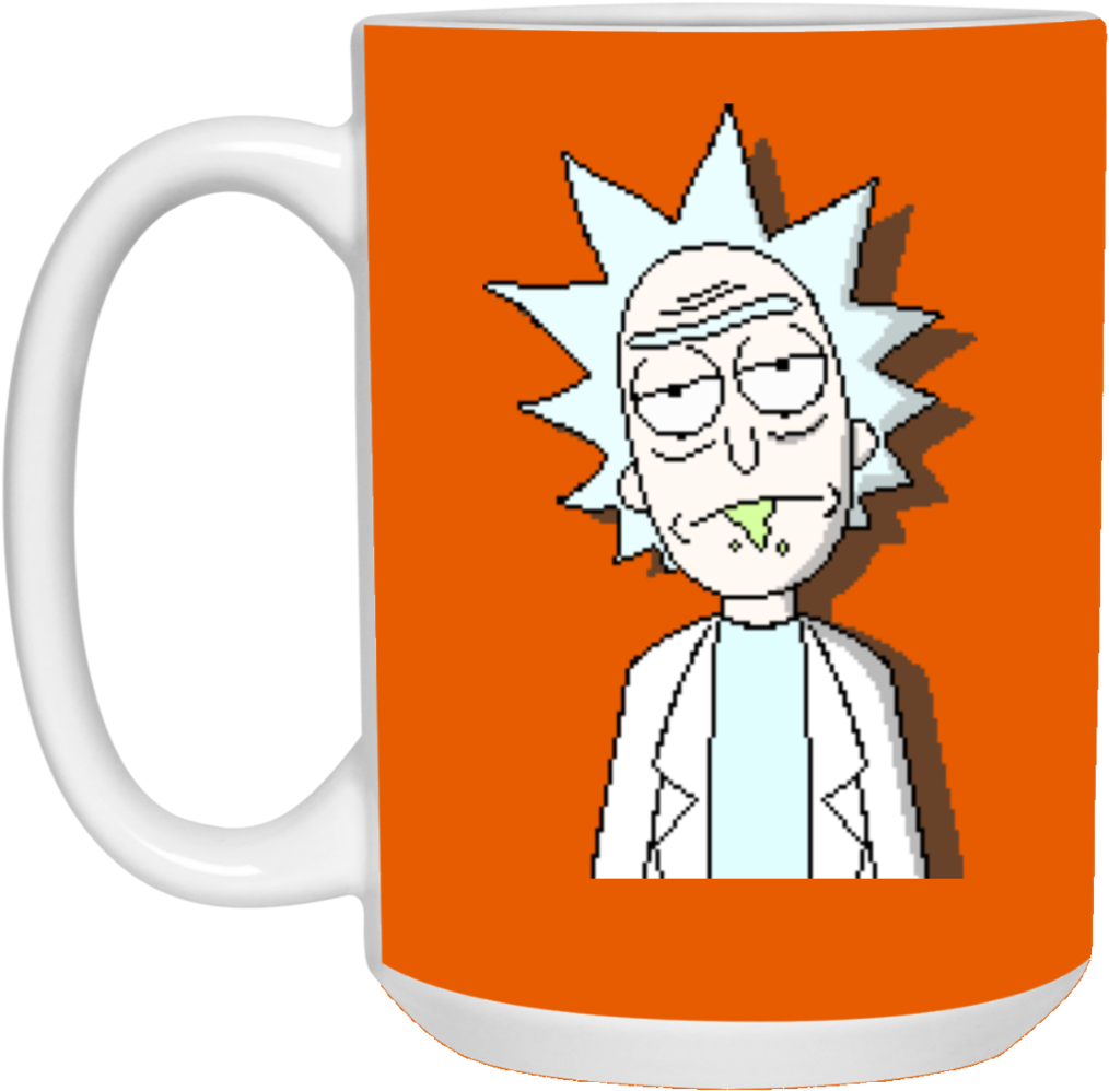 Rick And Morty Tiny Rick Mug Cup Gift - Rick Sanchez (1024x1024), Png Download