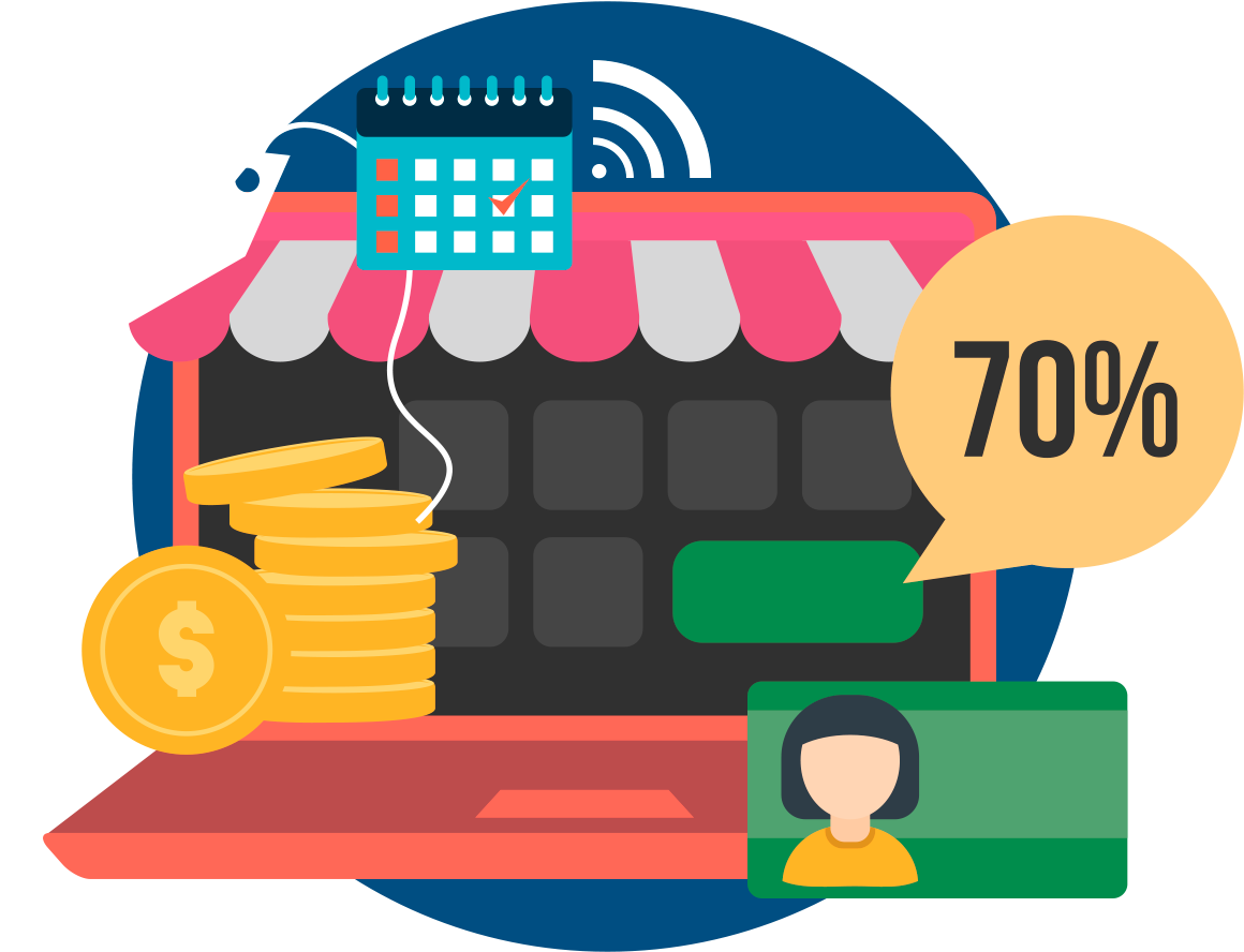 Plan Web Tienda Virtual - Shop (1333x1333), Png Download