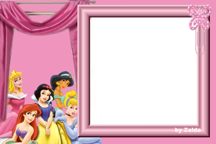 Novas Molduras Em Png As Princesas - Young Disney Princesses (425x283), Png Download
