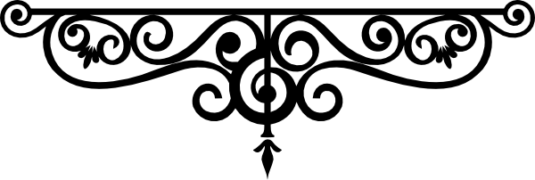 Wrought Iron Outline Clip Art - Mrs. And Mrs. Lesbian Wedding Gift Pillow Case (600x202), Png Download