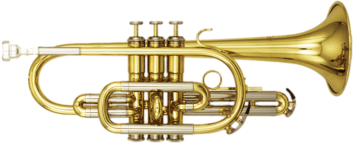 Cornet - Cornet Horn (700x284), Png Download