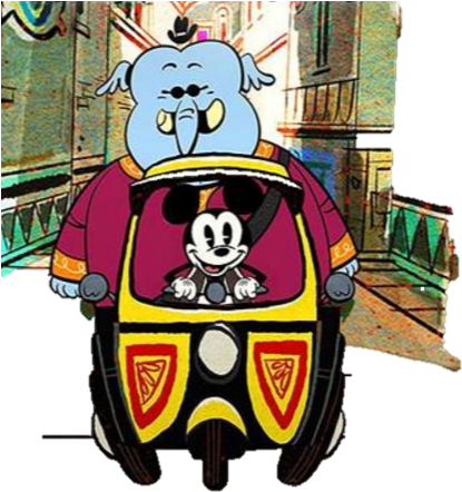 The Indian Job - Mickey Mouse India (417x455), Png Download