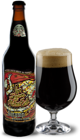 Mother Earth Autumn Seasonal Imperial Oatmeal Stout - Mother Earth Autumn (barrel Aged Peanut Butter Stout) (369x480), Png Download