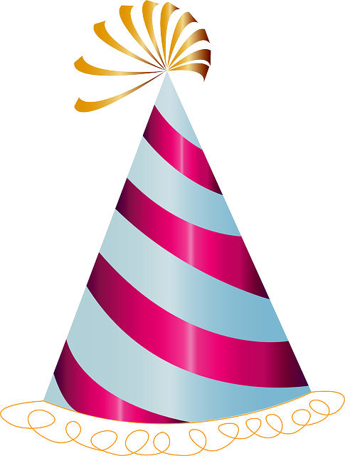 Chapéu De Aniversário Em Png - Party Hat Transparent Background (485x640), Png Download