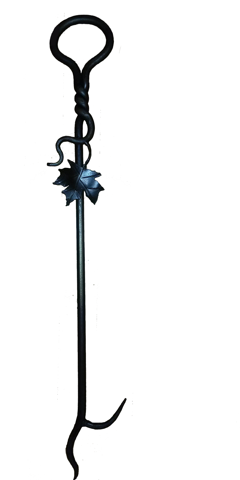 Wrought Iron Fire Poker - Chain (918x1632), Png Download