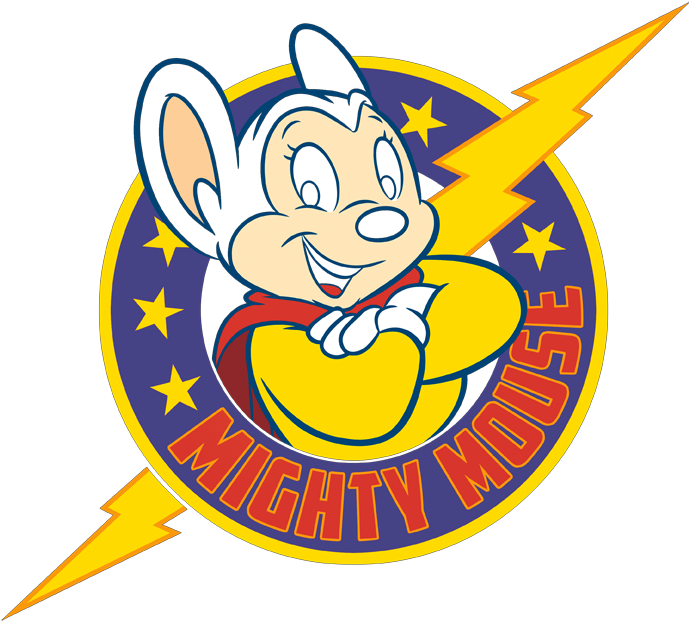 Mighty Mouse Mighty Hero Men's Ringer T-shirt - Hoodie (720x669), Png Download
