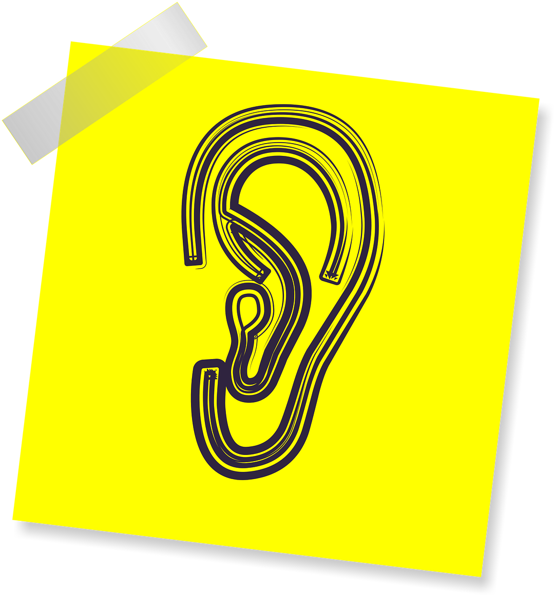 It Can Be Helpful To Prepare A List Of Questions For - Hearing (1280x1280), Png Download