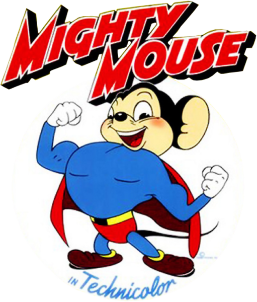 Mighty Mouse - Poster: Mighty Mouse, 40x27in. (511x600), Png Download