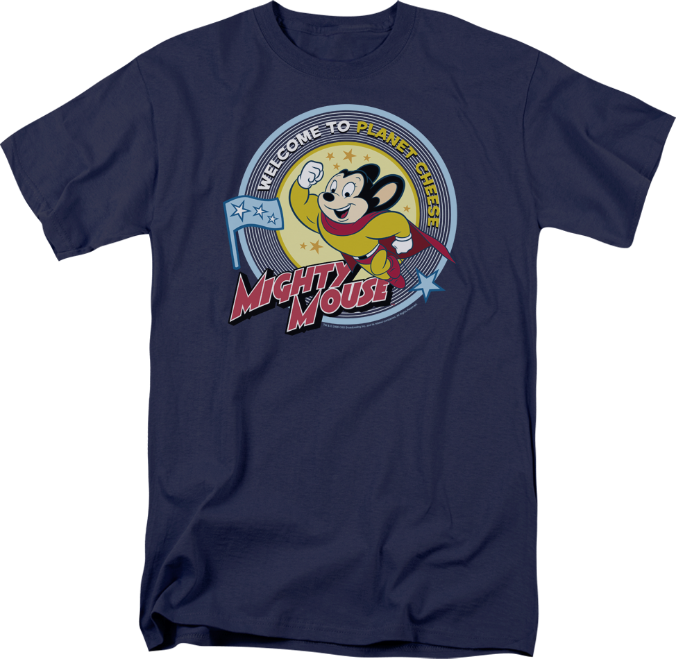 Planet Cheese Mighty Mouse T-shirt - Alien Nostromo T Shirt (974x950), Png Download