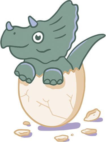 Pegatina Dinosaurios Para Niños Huevo - Dinosaur Pregnancy Shirt (374x499), Png Download