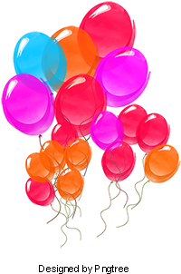 Hand Painted Watercolor Balloon Illustration, Hand - Illustration (360x360), Png Download