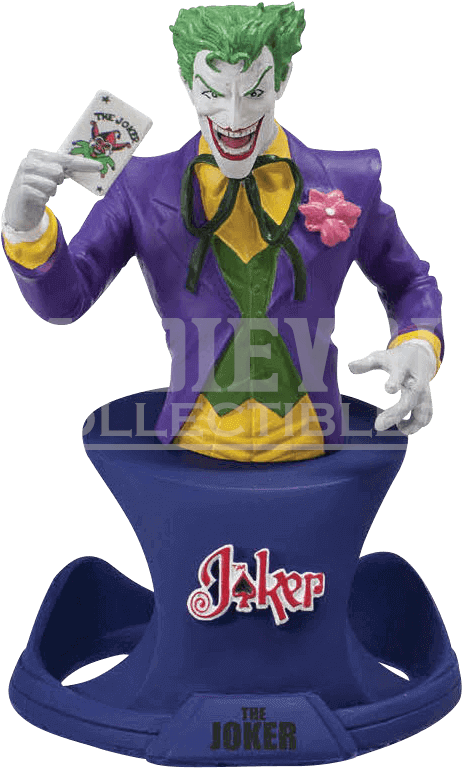 Joker Bust Paperweight - Dc Comics Resin Paper Weight 4 Piece Sdcc 2014 Set (767x767), Png Download