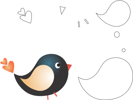 Molde De Passarinho Para Eva - Eva Molde De Passarinho (463x360), Png Download