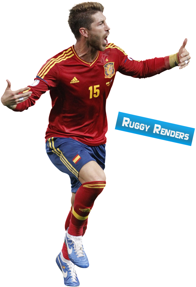 Render Ramos Photo Render Ramos - Football (692x1024), Png Download