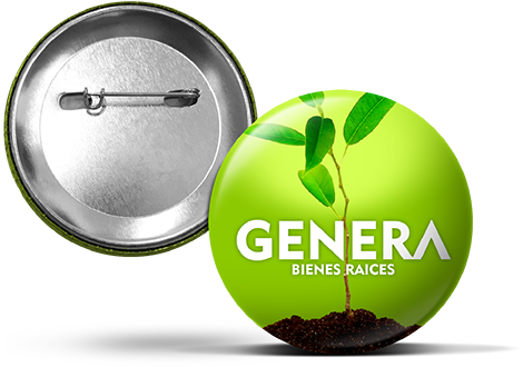 Botones Publicitarios - Lapel Pin (567x421), Png Download