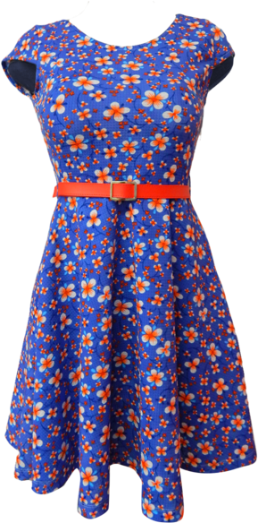 Vestido Flores Blancas White Flowers, Dress Collection, - Day Dress (600x600), Png Download
