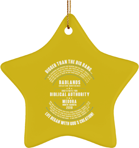 Limited Edition Gold Iba Star Ornament - Christmas Ornament (580x580), Png Download