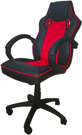 Silla Semi Ejecutiva Con Brazos (309x503), Png Download