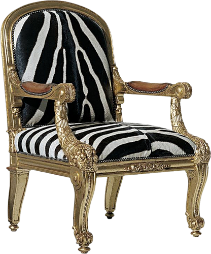 Publicado Por Rita Mercedes Chio Isoird En - Ralph Lauren Zebra Print Chair (416x500), Png Download