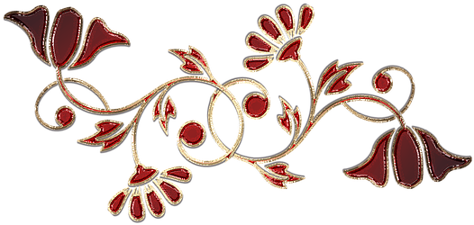 Cleaning Gold Jewellery With Attached Gemstones Or - Floral Motif Border Designs (640x426), Png Download