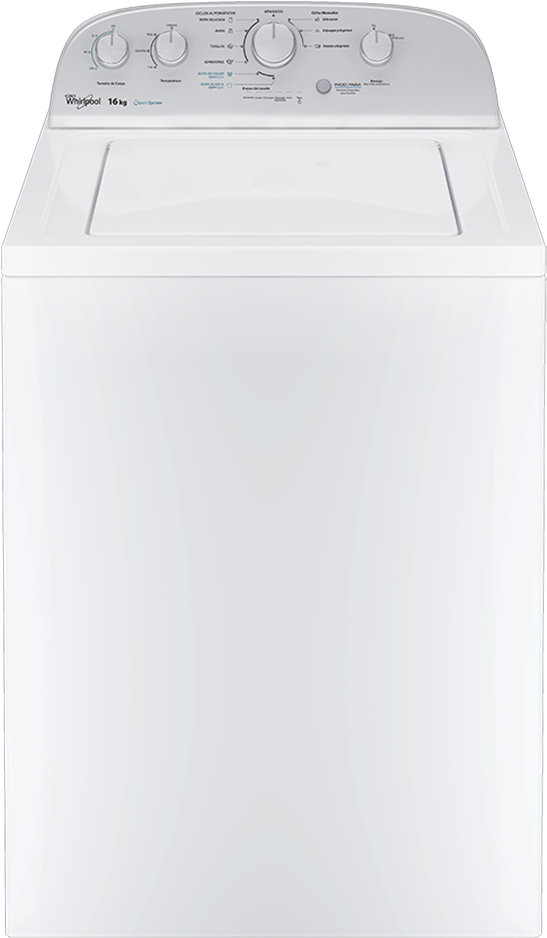 Lavadora Whirlpool 7mwtw1604dm (620x1000), Png Download