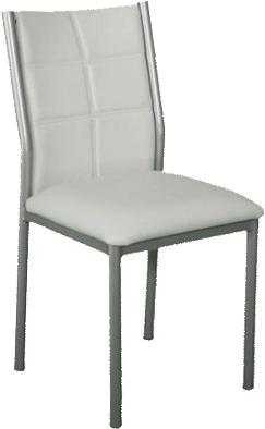 Comedor Y Cocina - Sillas De Caño Redondo (391x469), Png Download