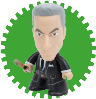 Free Doctor Who Titan - Cup Cake Top View (400x350), Png Download
