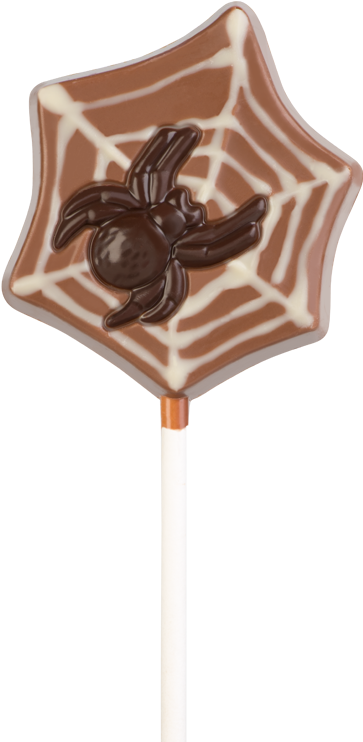Lolly Halloween "spider" - Chocolate (800x800), Png Download