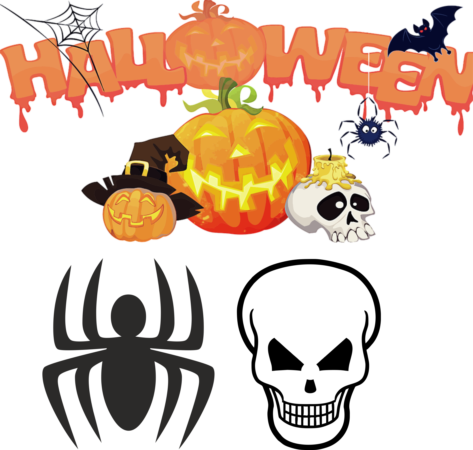 Selfie Halloween Scavenger Hunt (473x450), Png Download