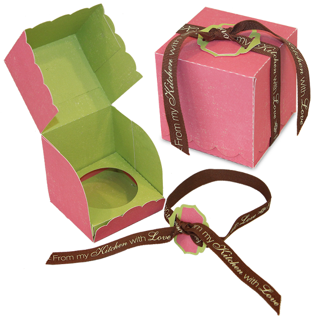 Tutorial Caja Para Cupcake - Design Portrait Box (640x640), Png Download