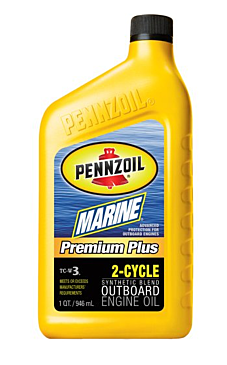 Pennzoil 3871 Marine Premium Plus Outboard 2 Cycle - Pennzoil Marine Tcw3 (364x364), Png Download