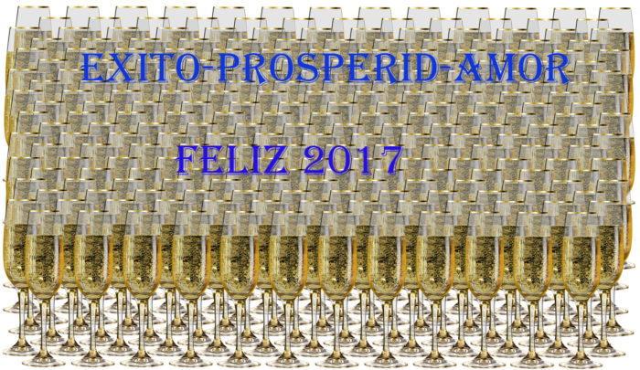 Feliz Año - Champagne (700x405), Png Download
