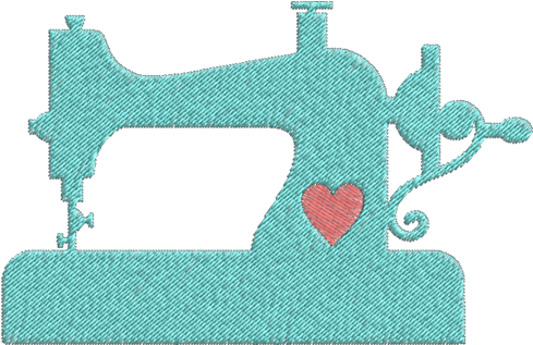 Costura - Vintage Sewing Machine Clipart (600x600), Png Download