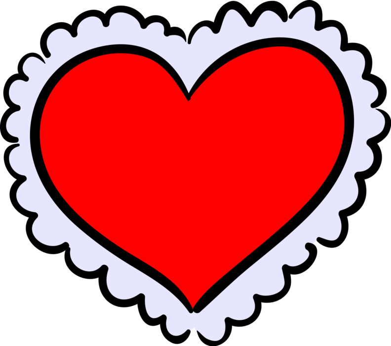 Vector Illustration Of Valentine's Day Sentimental - Art (792x700), Png Download