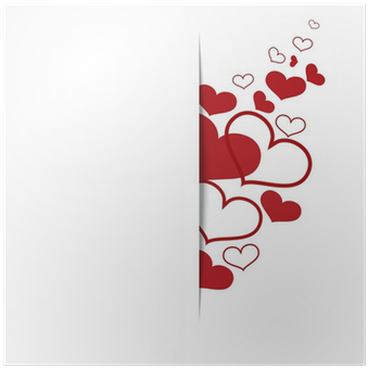 Hearts On White Background, Concept Love - Love (400x400), Png Download
