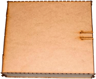 Caja De Almacenaje De Cartas Grande - Caja De Almacenaje De Cartas Grande - Madera (600x600), Png Download