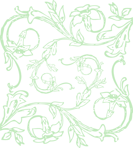 Small - Floral Decoration (540x599), Png Download
