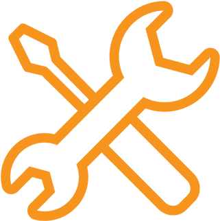 Chiller Service Northwest - Maintenance Icon Orange (400x400), Png Download