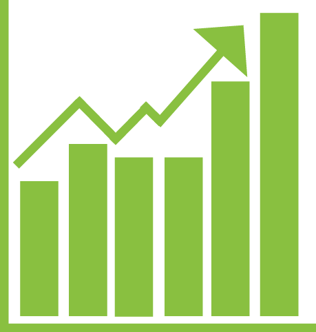 Analyze Icon Png - Green Analysis Icon (459x482), Png Download