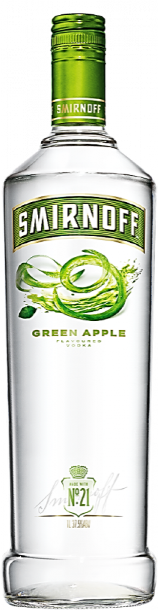 Smirnoff Green Apple Vodka 70cl - Vodka Smirnoff Green Apple (1200x1200), Png Download