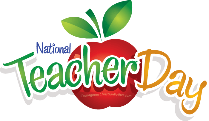 Teachers Day Logo 2018 (700x407), Png Download