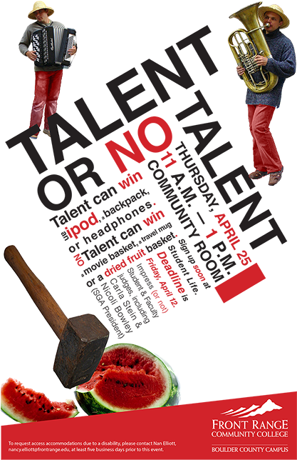Pix For Talent Show Poster Designs - Talent Show Poster Designs (416x650), Png Download